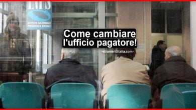 Pagamento pensione Inps: Come cambiare l'ufficio pagatore