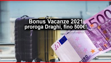 Prorogato il Bonus Vacanze! Per chi