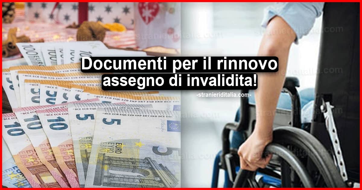Rinnovo assegno di invalidita: A chi spetta
