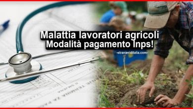 Malattia lavoratori agricoli: Modalità pagamento Inps