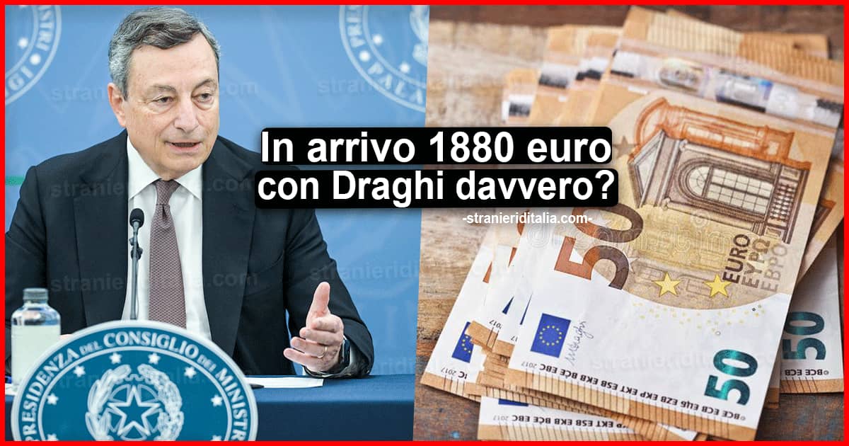 Bonus Draghi 1880€ in busta paga agosto: Facciamo chiarezza!