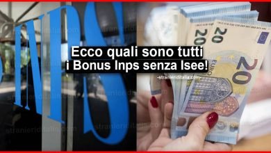 Bonus Inps 2021 senza Isee: 5 aiuti da Draghi! Ecco quali sono