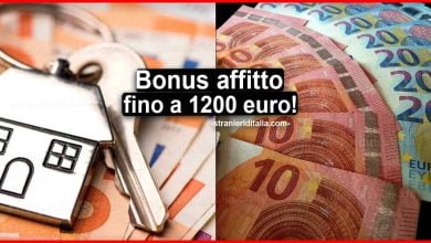 Bonus affitto 2021: fino a 1200 euro! Ecco come funziona