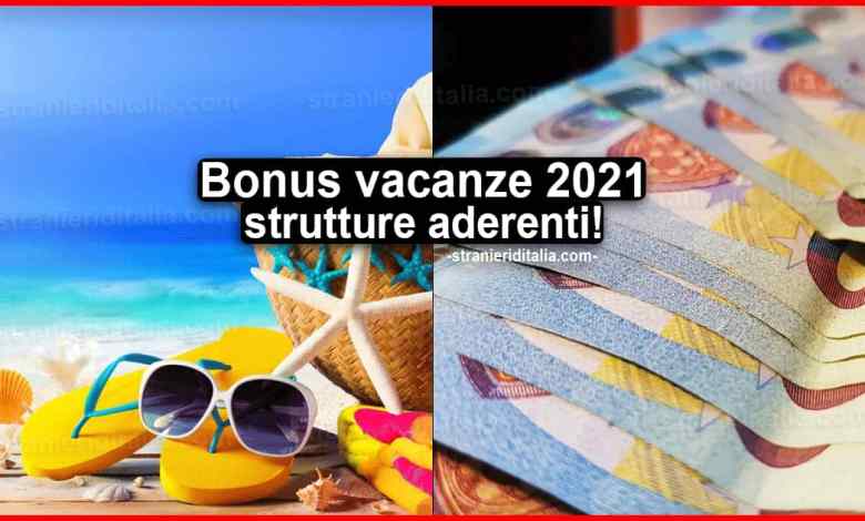 Strutture che accettano il bonus vacanze 2021