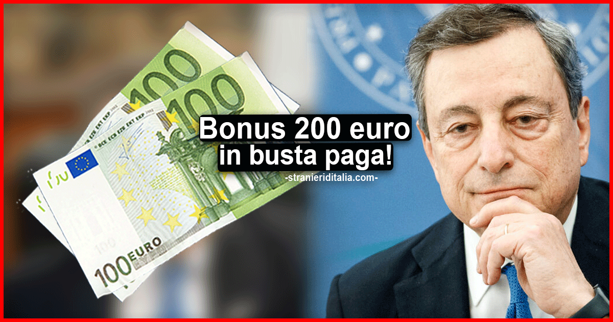 Bonus 200 euro in busta paga: come richiederlo?