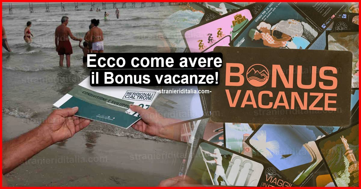 Bonus vacanze 2022: come avere un bonus per viaggiare in Italia!