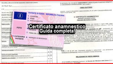 certificato anamnestico patente