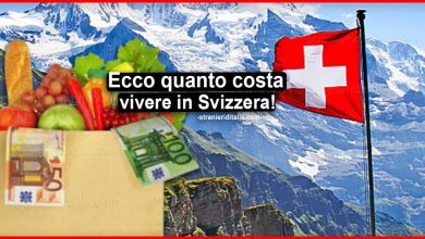 Costo vita Svizzera 2022 vs Italia: listino prezzi, costo medio, costo mensile