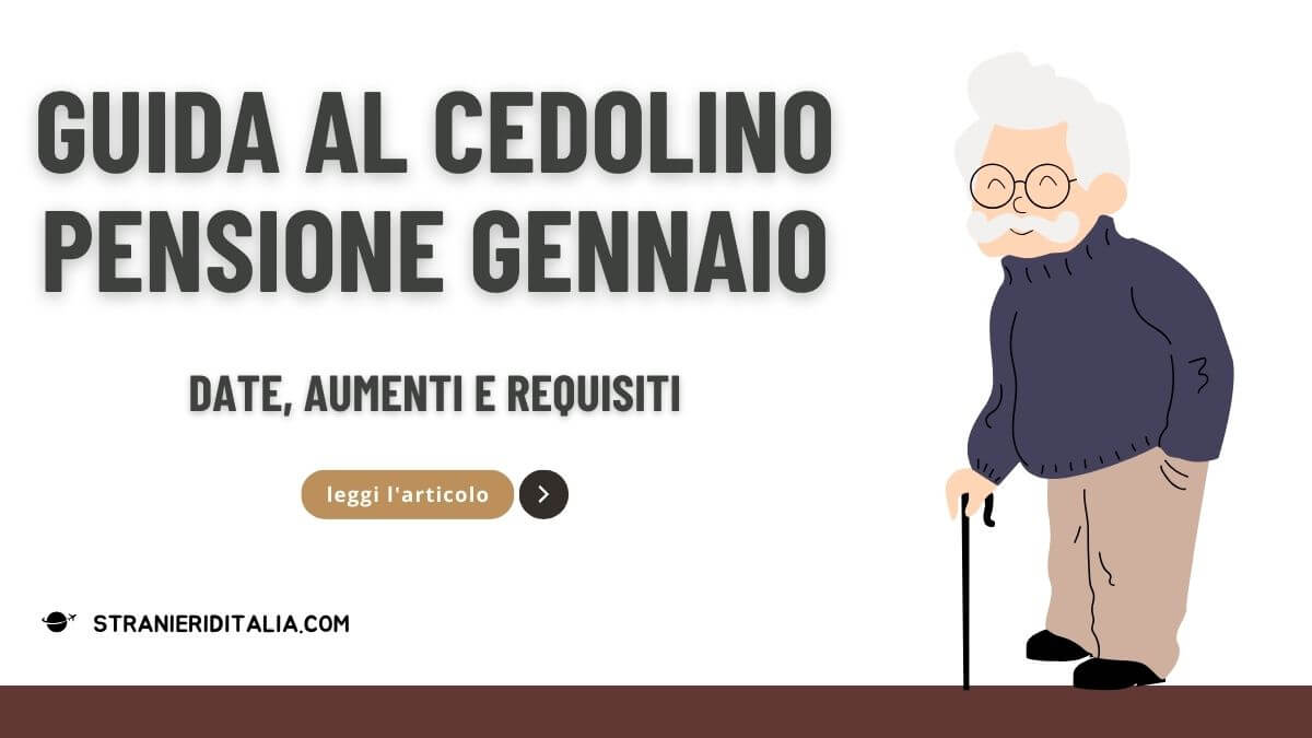 Guida al Cedolino Pensione Gennaio 2026 Date, Aumenti e Requisiti