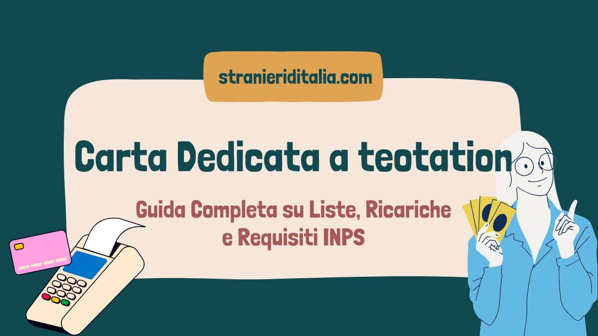 Carta Dedicata a te 2026 Guida Completa su Liste, Ricariche e Requisiti INPS