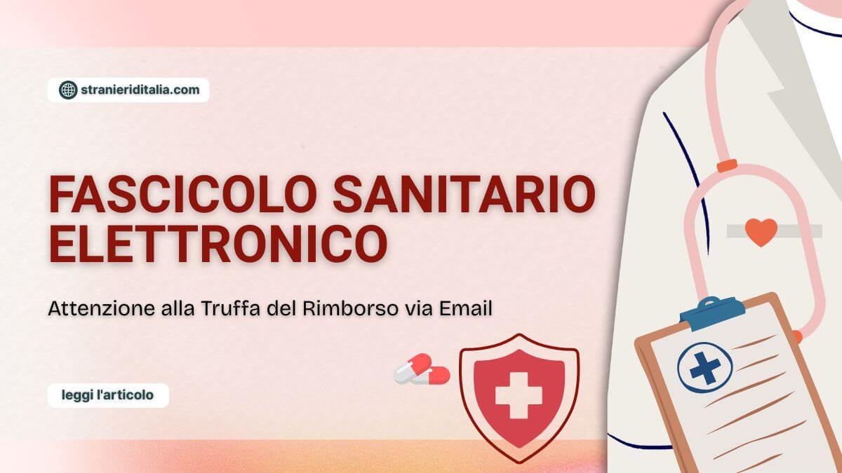 Fascicolo Sanitario Elettronico 2026 Attenzione alla Truffa del Rimborso via Email