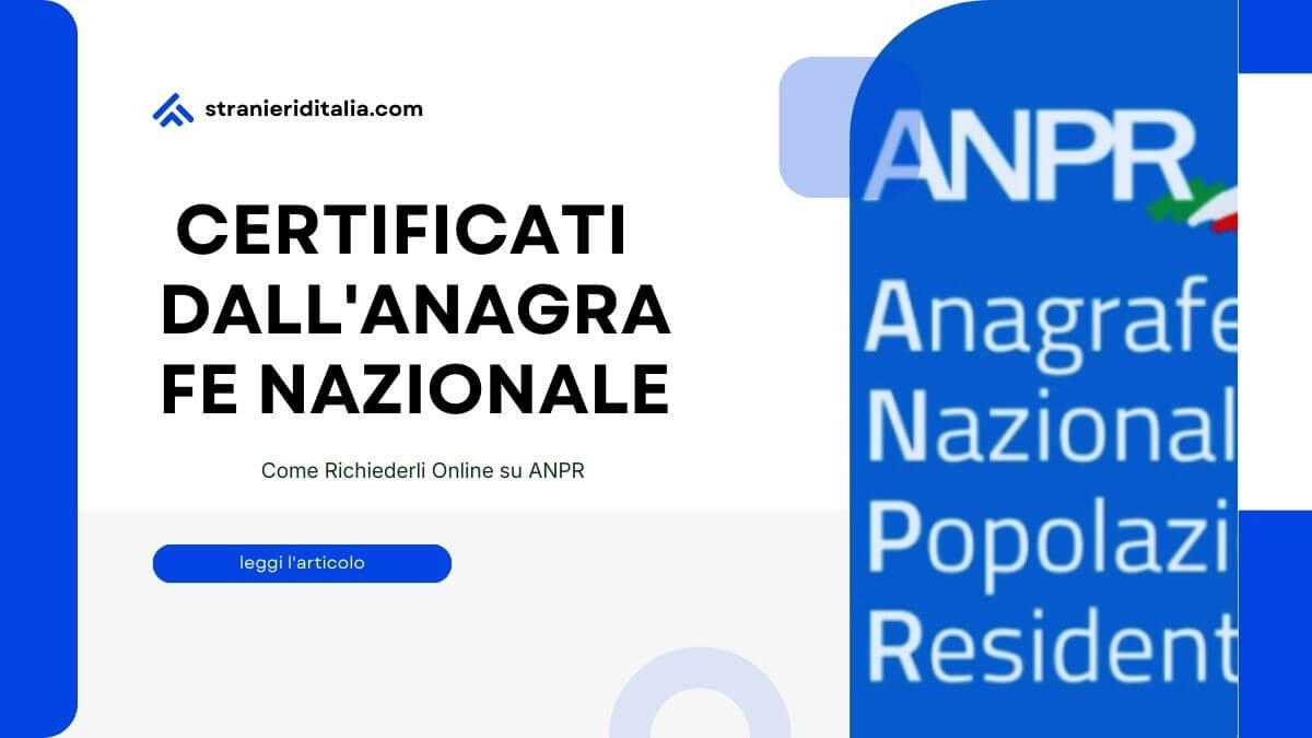 Guida Completa ai Certificati dall'Anagrafe Nazionale 2026 Come Richiederli Online su ANPR