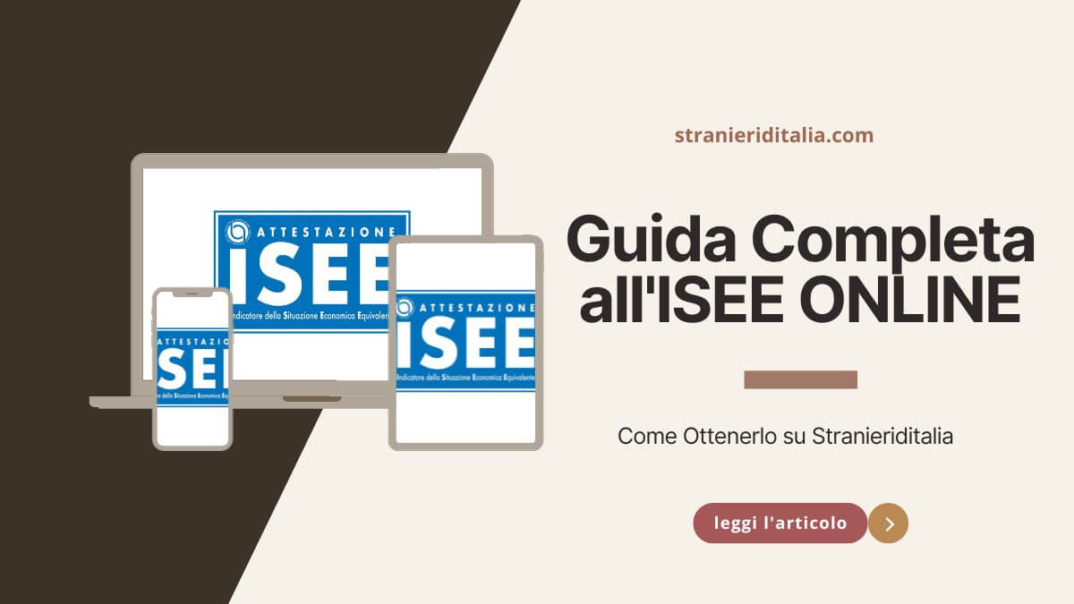 Guida Completa all'ISEE 2026 ONLINE Come Ottenerlo su Stranieriditalia